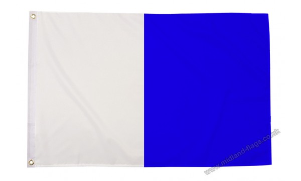 White and Blue Irish County Flag
